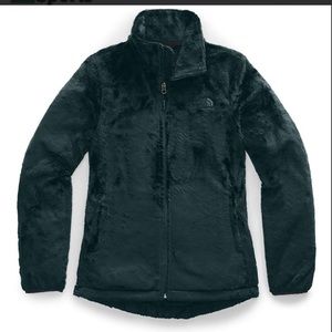 NorthFace Green Fuzzy Jacket